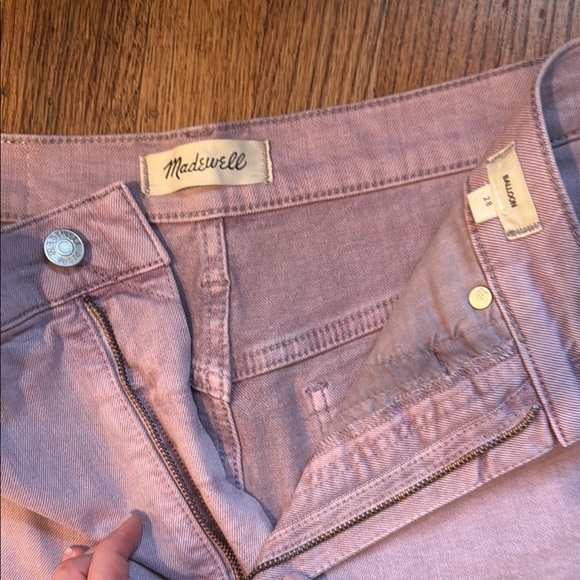 Madewell Lavender balloon Jeans - Picture 2 of 5